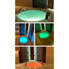 Шайка с RGB подсветкой для бани и сауны